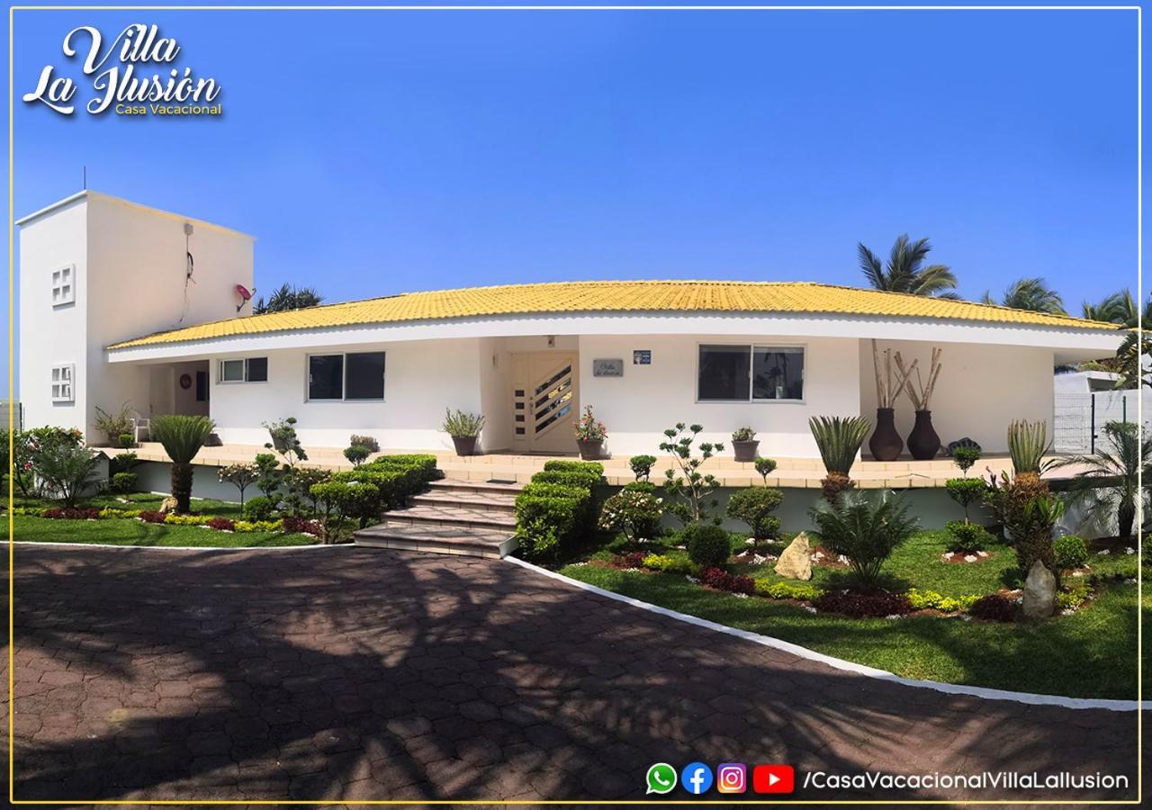 Villa la Ilusión Casa Vacacional Tecolutla Exterior foto