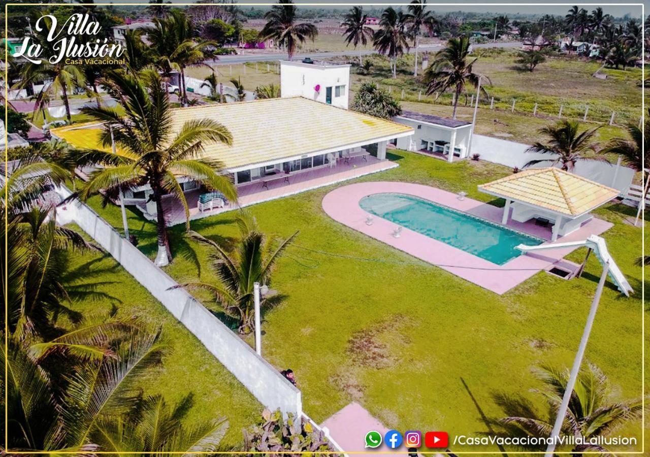 Villa la Ilusión Casa Vacacional Tecolutla Exterior foto