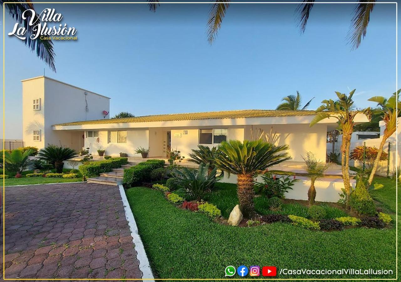 Villa la Ilusión Casa Vacacional Tecolutla Exterior foto
