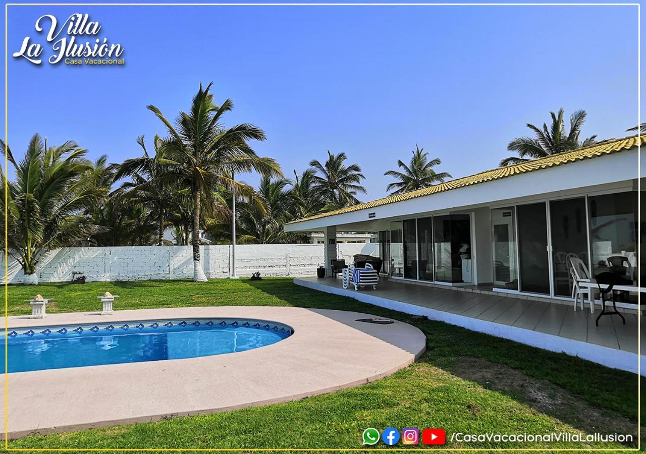 Villa la Ilusión Casa Vacacional Tecolutla Exterior foto