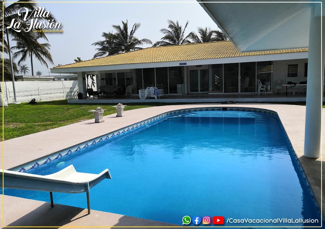 Villa la Ilusión Casa Vacacional Tecolutla Exterior foto